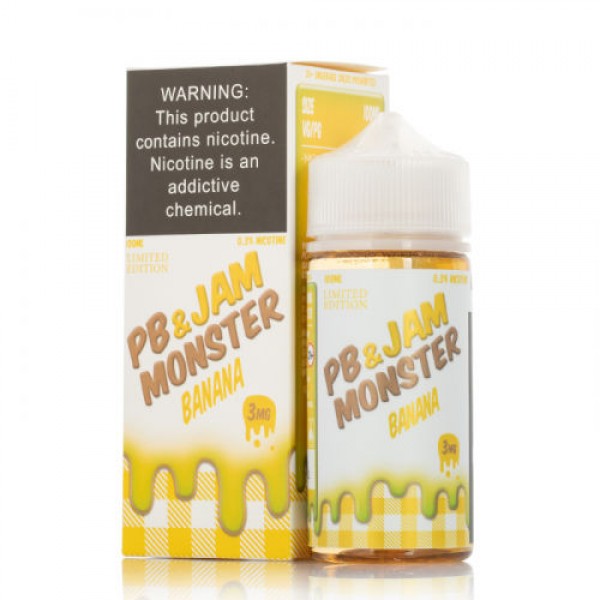 Banana PB and Jam by Jam Monster 100ml