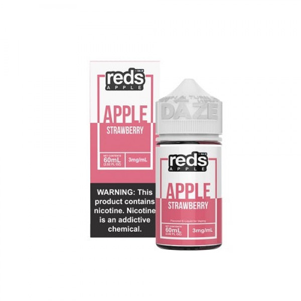 7 Daze Reds Apple Strawberry Vape Juice 60ml