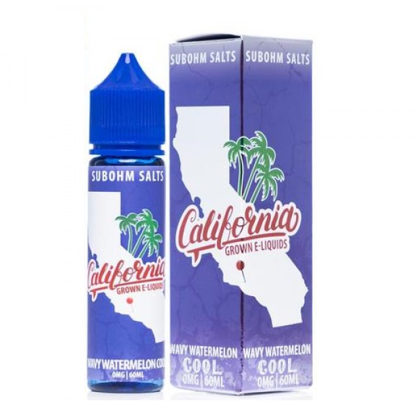 Wavy Watermelon COOL by California Grown Sub-Ohm Salts 60ml