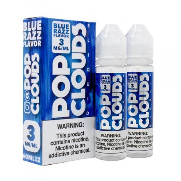 Blue Razz Candy by Pop Clouds E-liquid 120ml