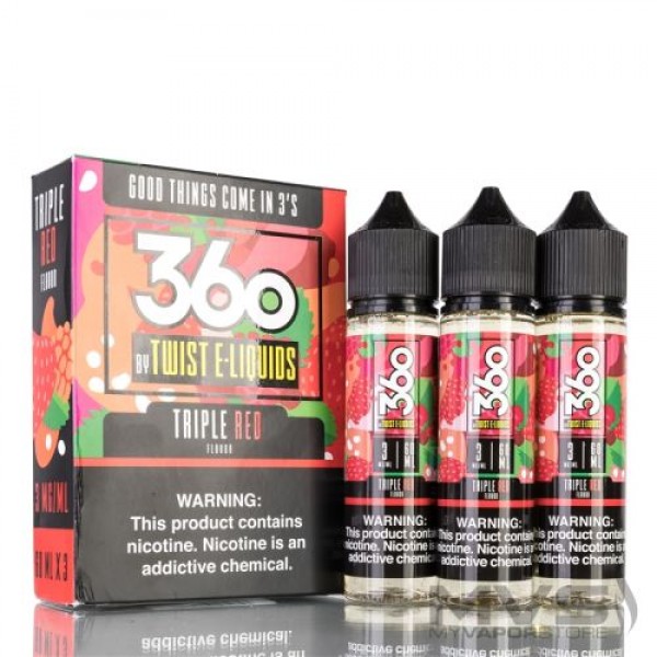 Triple Red by Twist 360 E-Liquids 180ml