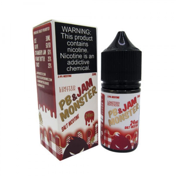 Strawberry PB and Jam by Jam Monster Salt Nicotine 30ml