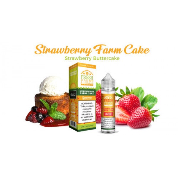 Strawberry Farm Cake 60ml by Fresh Farms E-Liquid