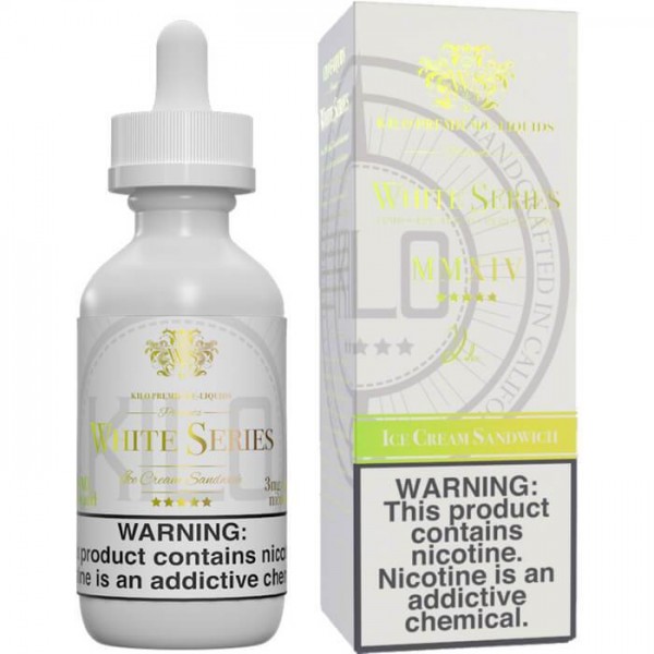 Ice Cream Sandwich Ejuice by Kilo White Series 60ml