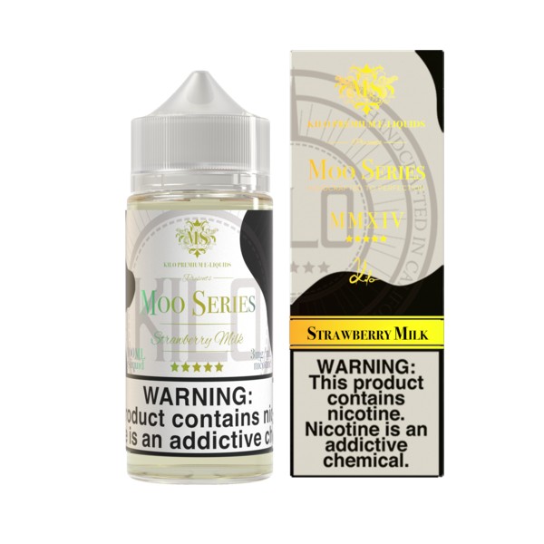 Strawberry Milk by Kilo Moo Synthetic E Liquids 100ml