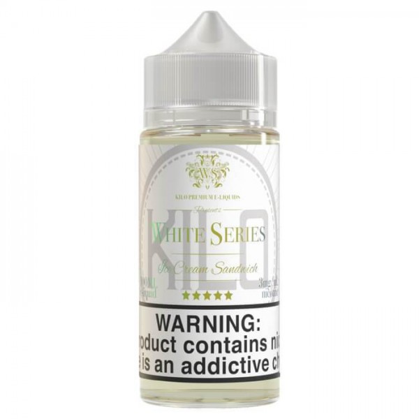 Ice Cream Sandwich Ejuice by Kilo White Series 100ml