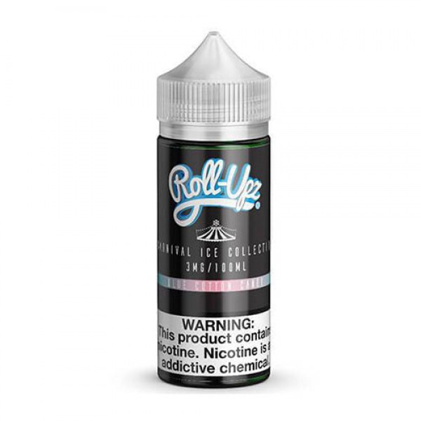 Blue Raspberry Cotton Candy Ice by Carnival Juice Roll Upz 100ml