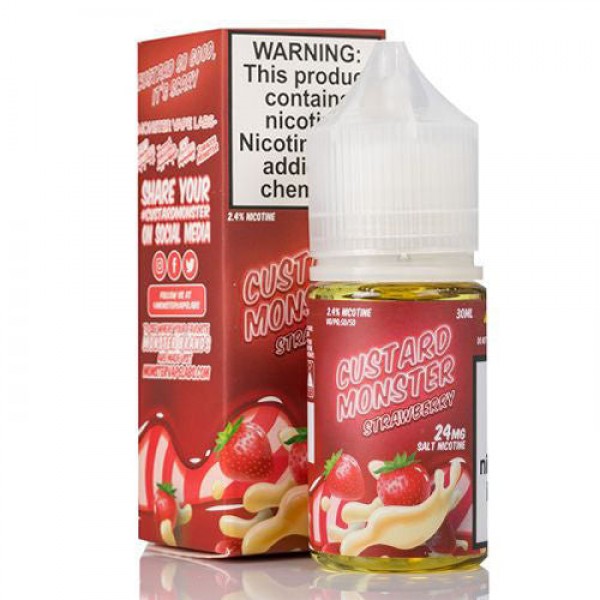 Custard Monster Strawberry by Jam Monster Salt 30ml