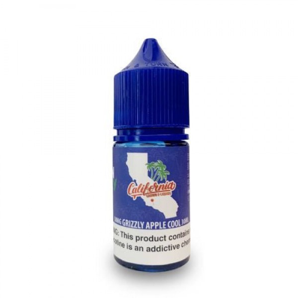 Grizzly Apple COOL by California Grown SALT 30ml