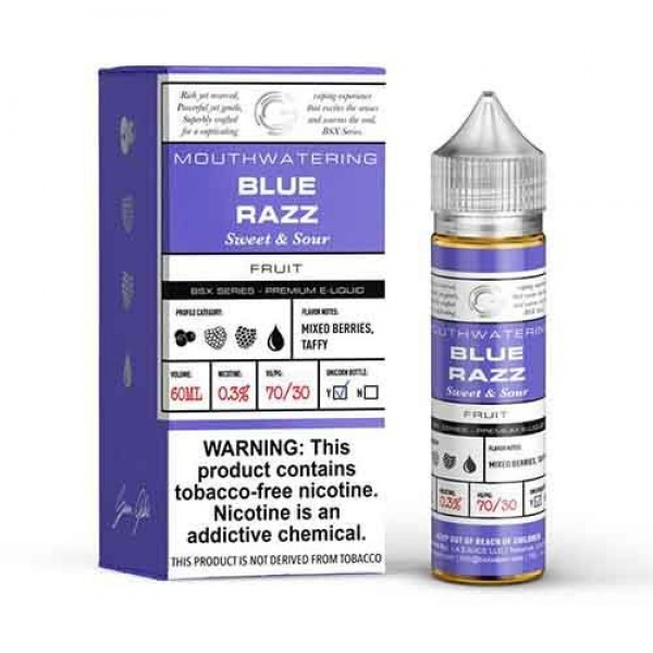 Blue Razz by GLAS Basix Eliquid 60ml