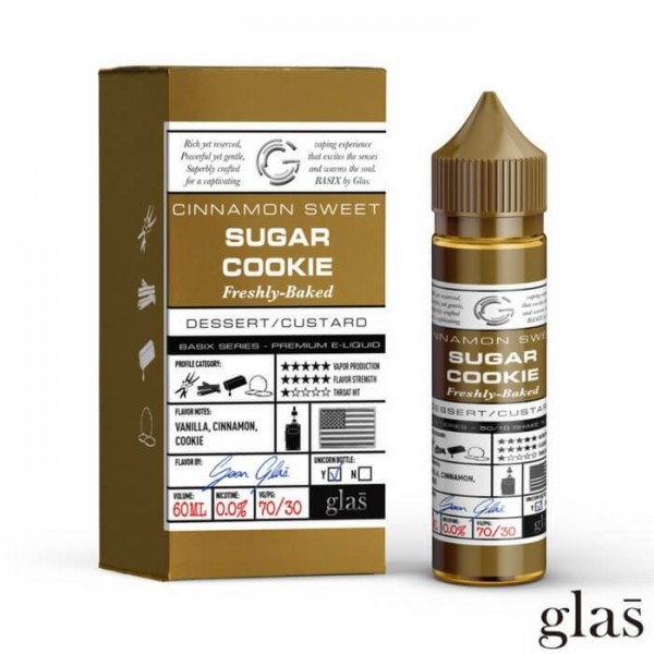 Sugar Cookie by GLAS Basix Eliquid 60ml