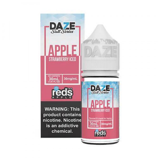 Reds Apple Strawberry Iced by 7 Daze Salt Series 30ml