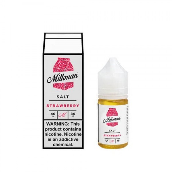 The Milkman Salt Strawberry ICED Vape Juice 30ml