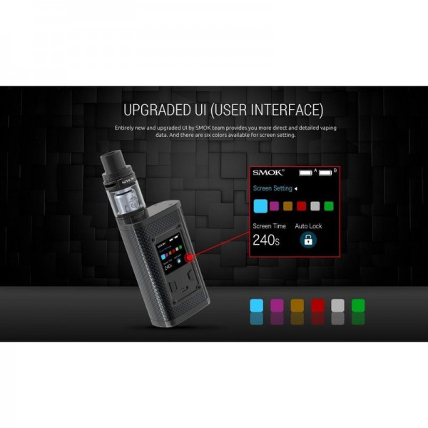 SMOK Majesty 225W TC and TFV8 X-Baby Full Kit