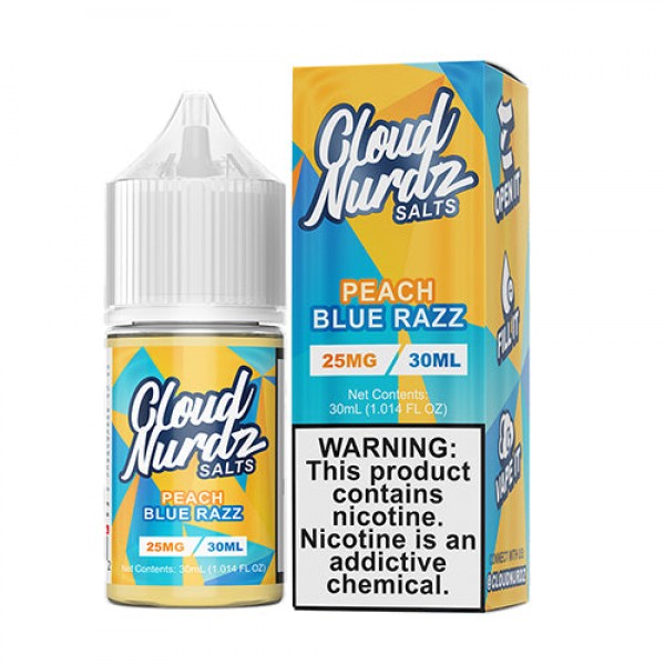 Peach Blue Razz by Cloud Nurdz Salt 30ml
