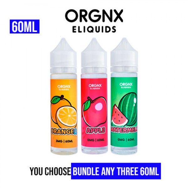 ORGNX ELiquids 60mL Pick 3 Bundle (180mL)