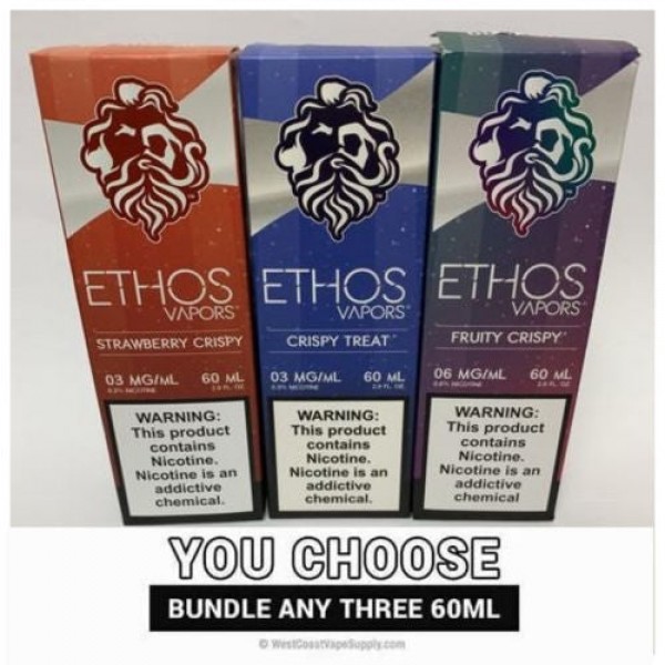 Ethos Crispy Treats 60ml Pick 3 Bundle Pack (180ml)