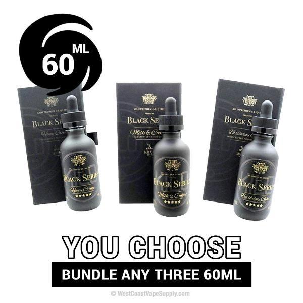 Kilo Black Series Vape Juice 60ml Pick 3 Bundle (180ml)