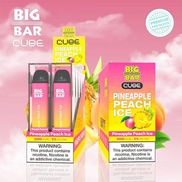 Big Bar CUBE & MAX FLOW DUO Disposable Vape 3000 Puffs