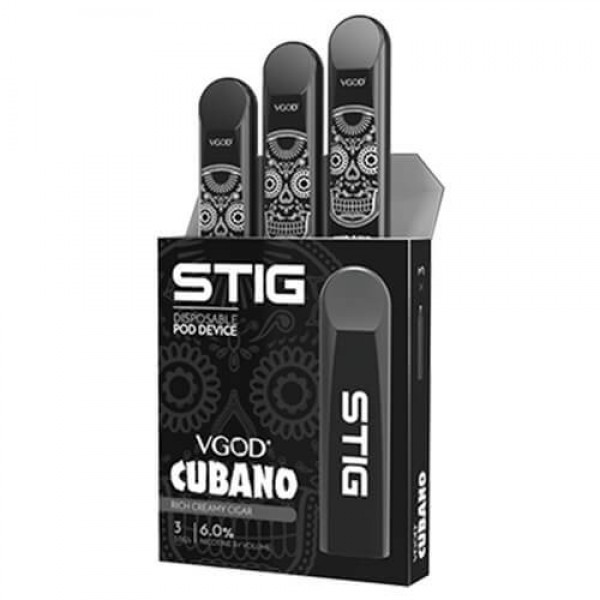 STIG Pods Cubano 3-Pack (Disposable Vape Pods)