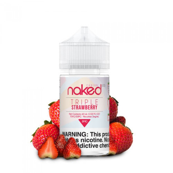 Strawberry Fusion Triple Strawberry By Naked 100 Fusion 60ml Vape Juice