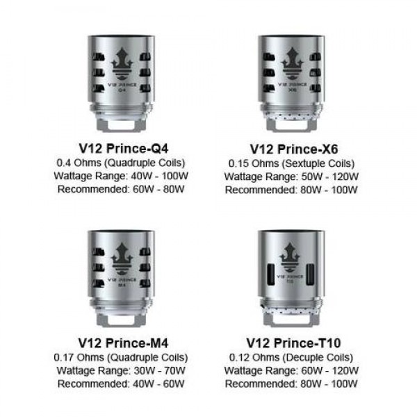 SMOK TFV12 Prince Replacement Coils 3-Pack